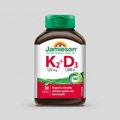Jamieson vitamin K2 120mcg D3 1000 IU supplement bone calcium heart support dual formula Health Boutique