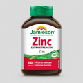 Jamieson zinc 25mg supplement immune support skin hair nails antioxidant mineral Health Boutique