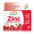 Jamieson zinc lozenges vitamin C D echinacea immune support throat soothing supplement cold relief Health Boutique