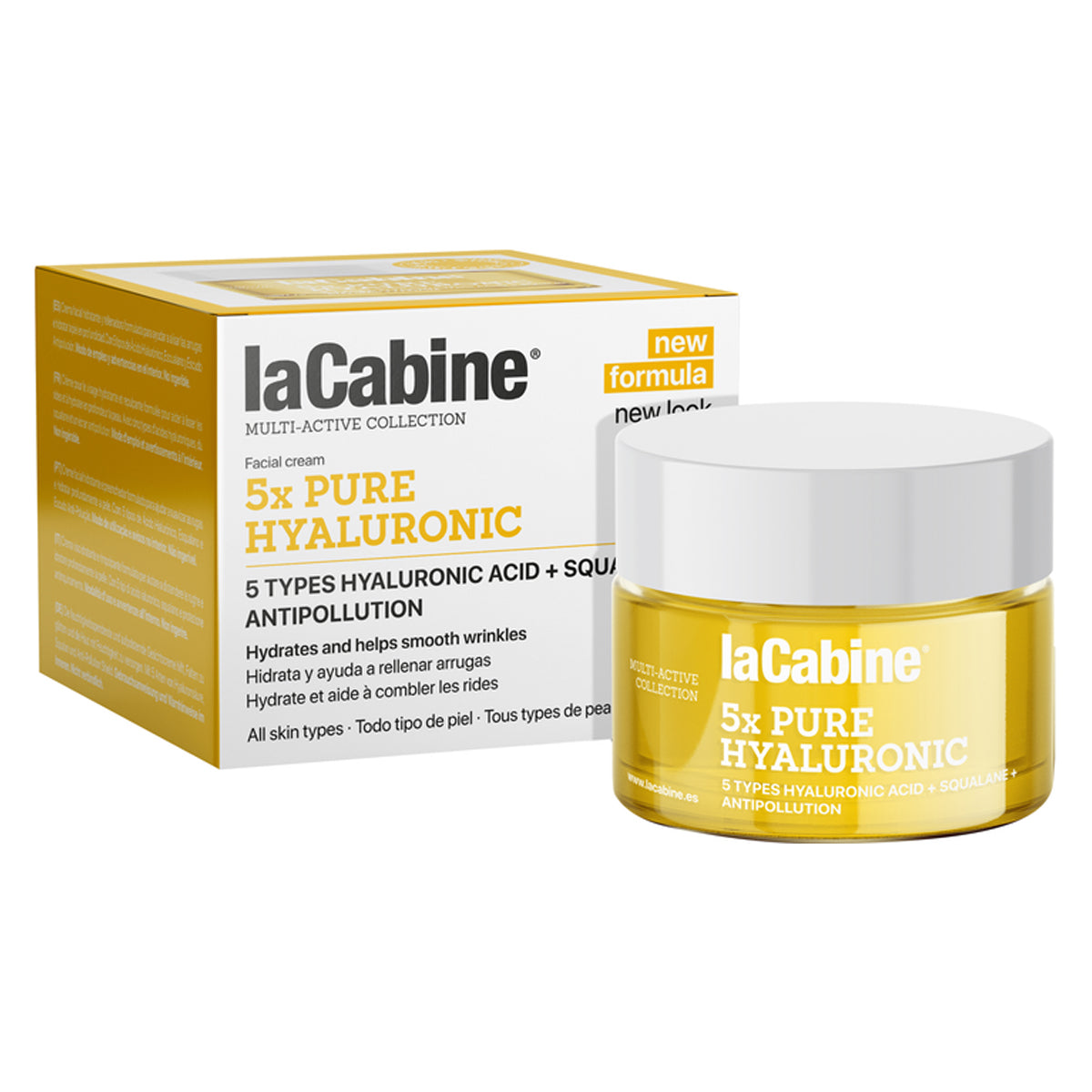 Lacabine 5X Pure Hyaluronic Cream 50ml deep hydration plumping skin barrier support Health Boutique