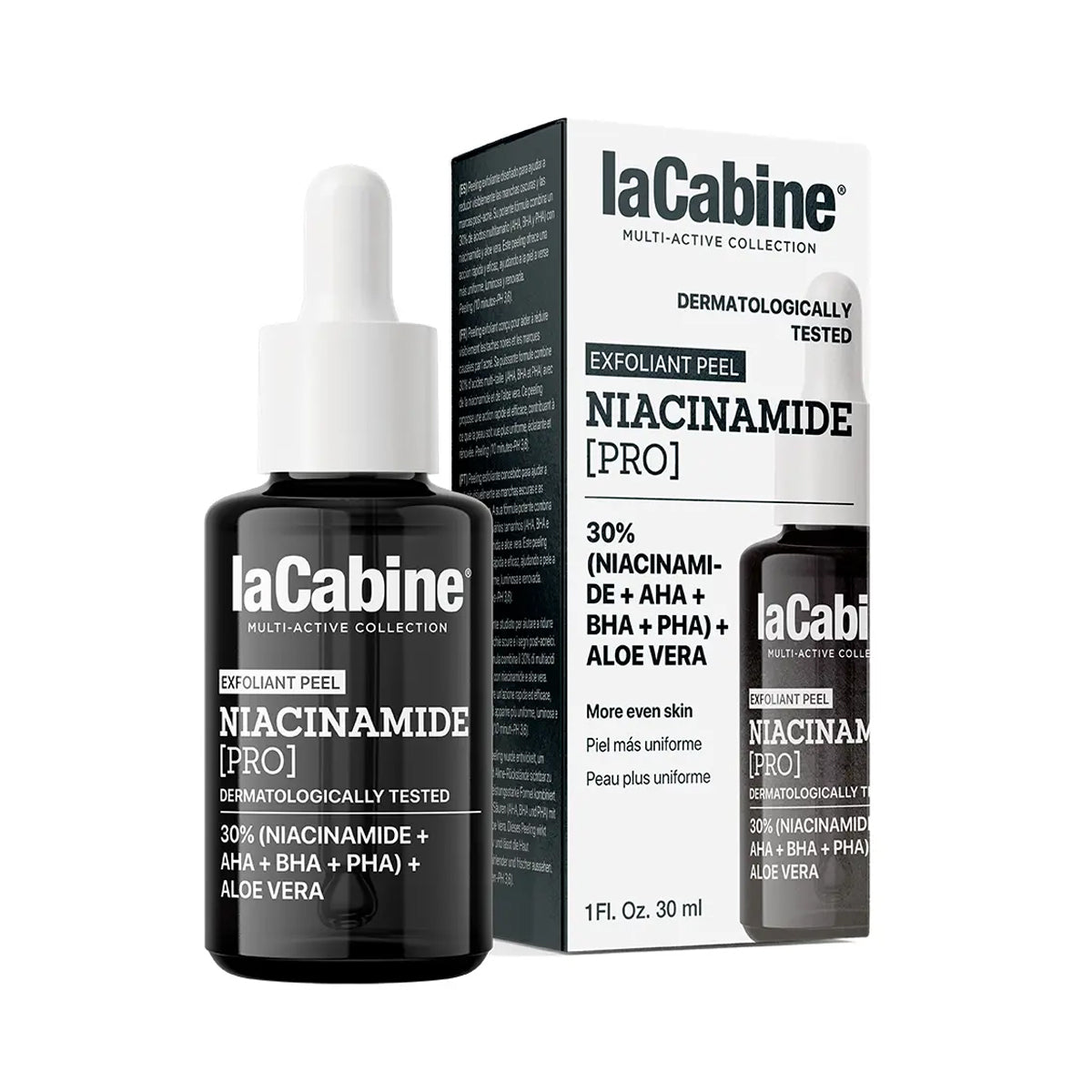 Lacabine Niacinamide 30% Pro Peeling 30ml skin resurfacing acne texture treatment Health Boutique