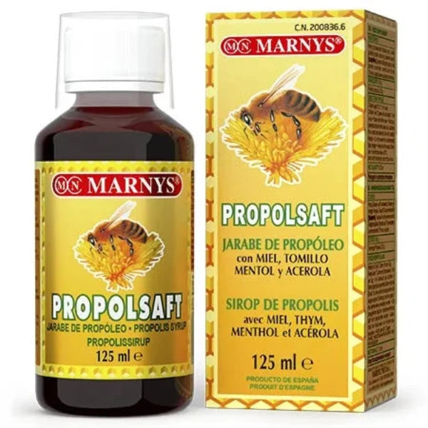 Marnys Propolsaft 125 ml propolis honey thyme menthol acerola throat immune support syrup Health Boutique
