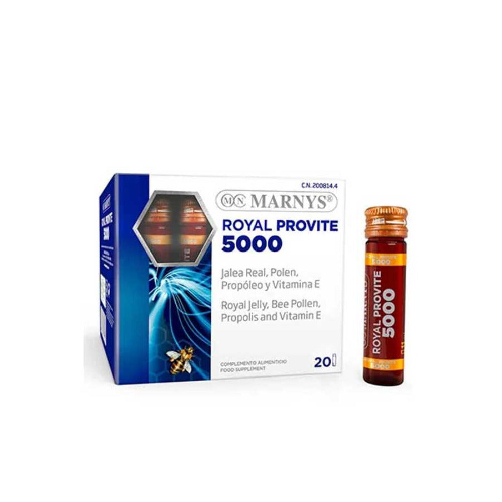 Marnys Royal Provite 5000 20 drinking vials royal jelly bee pollen propolis vitamin E supplement Health Boutique