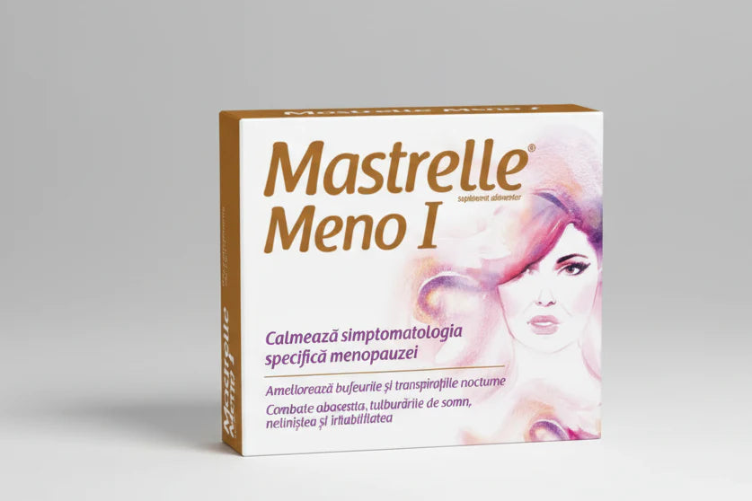 Mastrelle Meno I 30 capsules menopause support supplement box