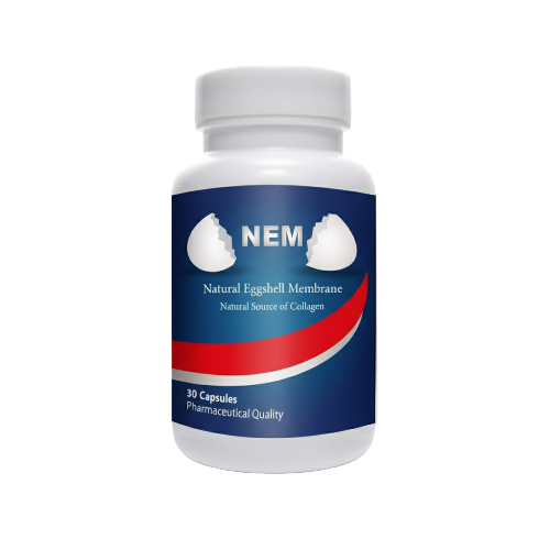 NEM Collagen Natural Eggshell Membrane 30 Capsules – natural joint and cartilage support supplement, available at HealthBoutiqueJo.com.jordan & GCC