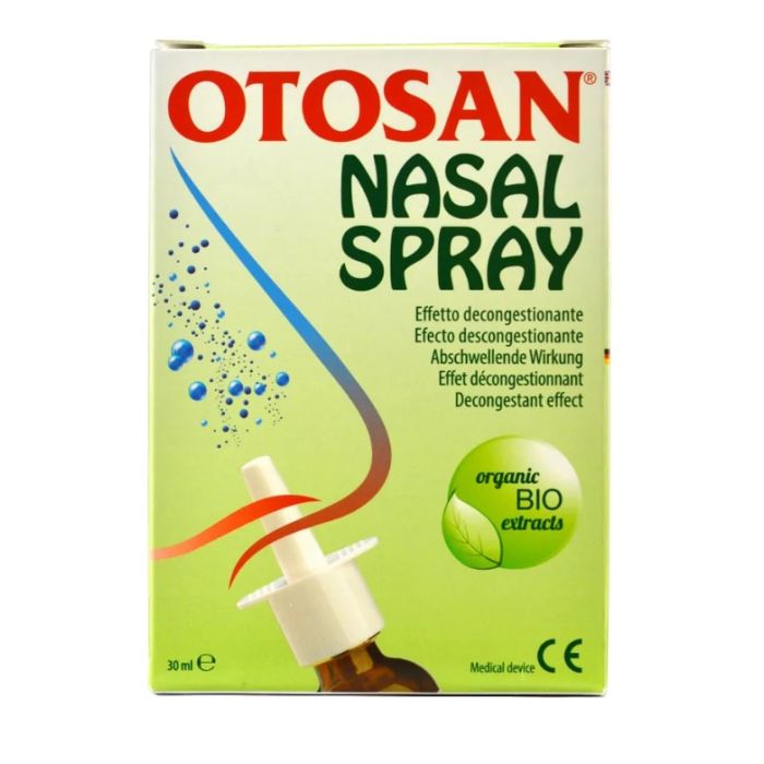 Otosan Forte nasal spray 30ml natural sinus relief seaweed aloe vera tea tree oil nasal congestion herbal spray breathing support Health Boutique