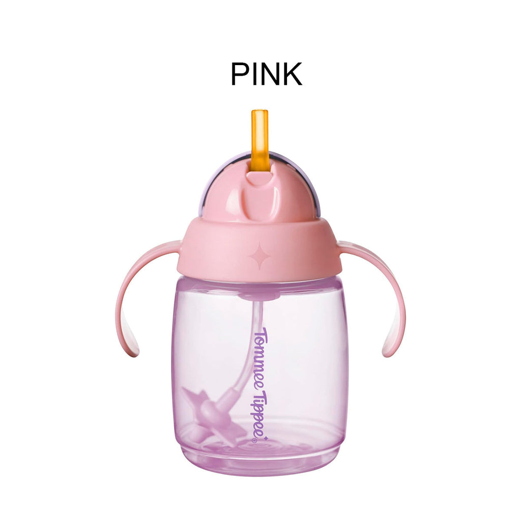 Tommee Tippee Trainer Straw Cup for Babies 6 Months+ 240ml BPA-Free Spill-Proof Sippy Cup