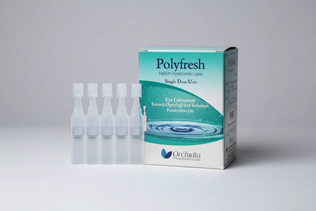 Polyfresh® SDU 30 single dose preservative free artificial tears for dry eye relief ials