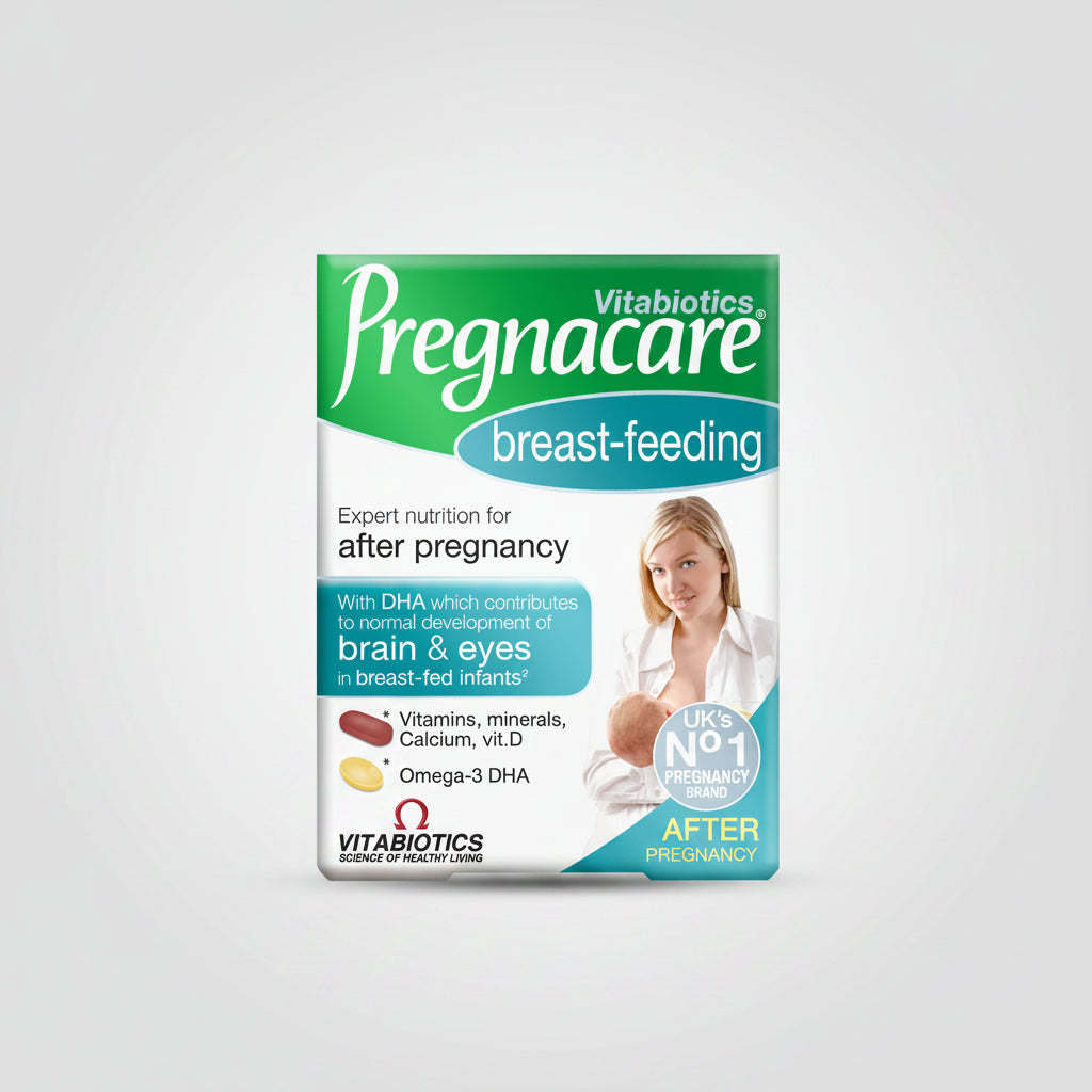 Pregnacare breastfeeding vitamins postnatal supplement calcium iron vitamin D energy support nursing mothers Health Boutique