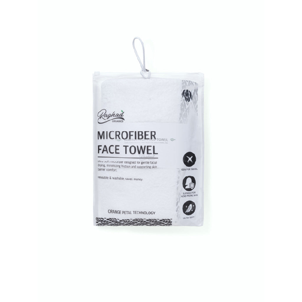 Raghad Organics Orange Petal Face Towel