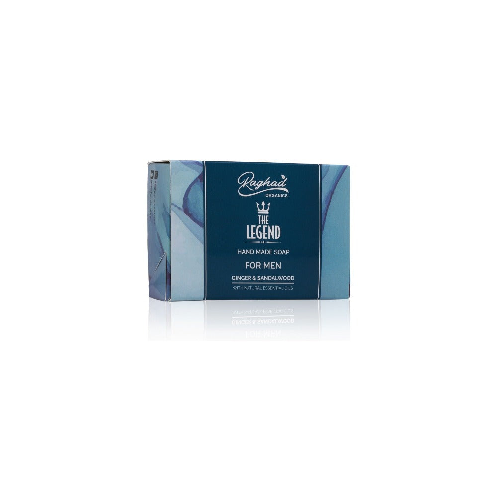 Raghad Organics the Legend Intimate Soap for Men 100g gentle pH balanced intimate hygiene cleansing bar Health Boutique