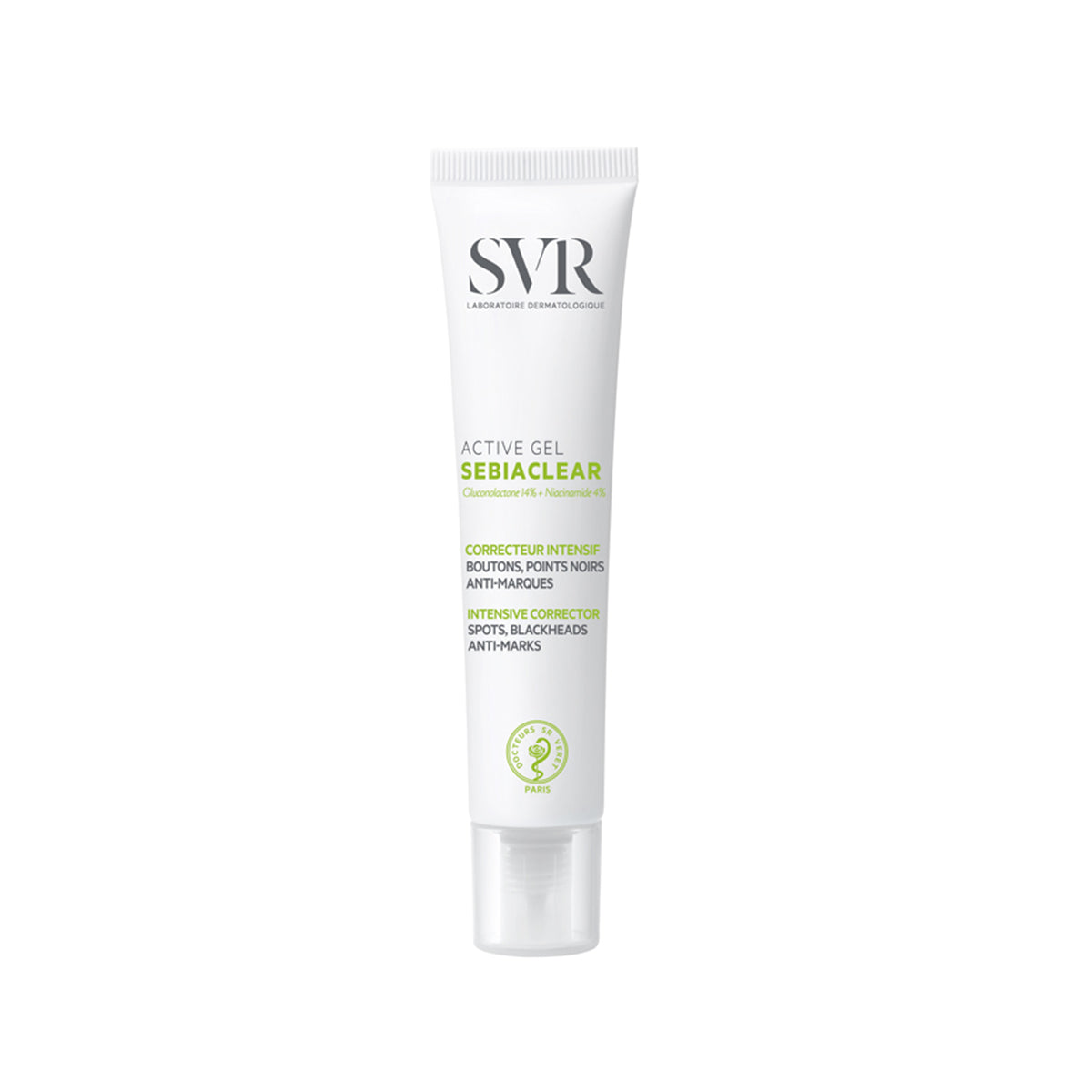 SVR Sebiaclear Active Gel Gluconolactone 14 Percent Niacinamide 4 Percent Acne Treatment 40ml Health Boutique
