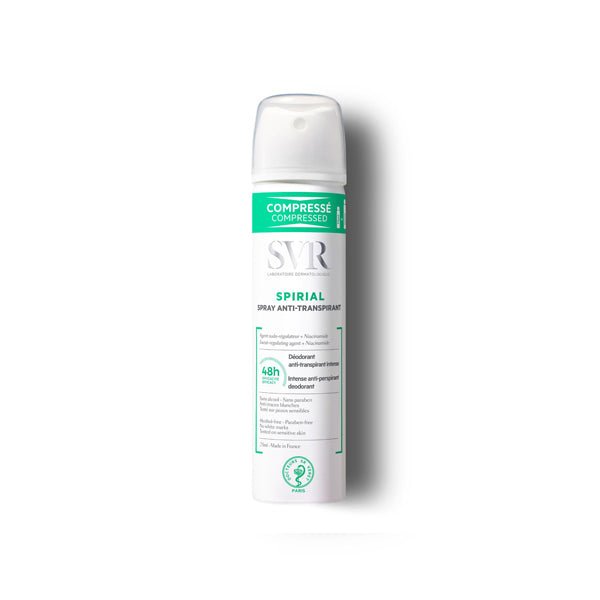 SVR Spirial Anti-Perspirant Spray Aluminum Chlorohydrate Niacinamide Sweat Control 75ml Health Boutique