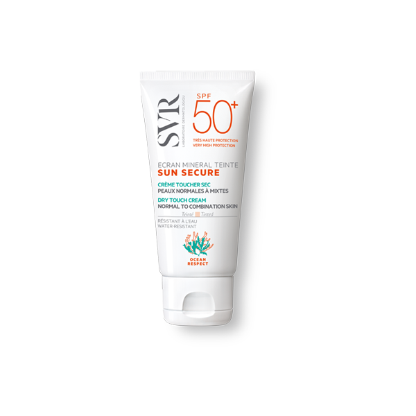 SVR Sun Secure Ecran Mineral Tinted Zinc Oxide Titanium Dioxide SPF50 Plus Sunscreen 60ml Health Boutique