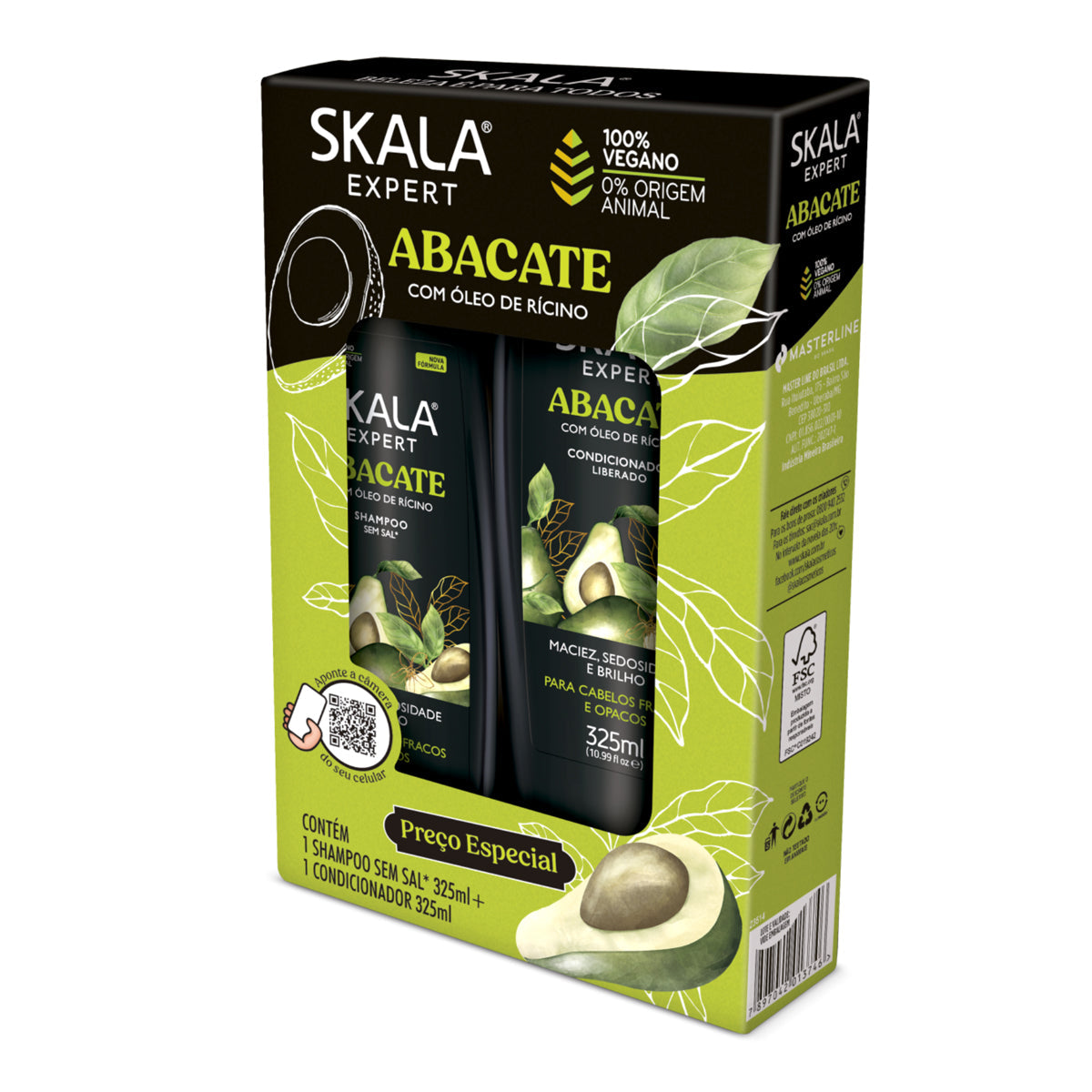 Skala Expert Abacate Nourishing Shampoo and Conditioner Set 325ml