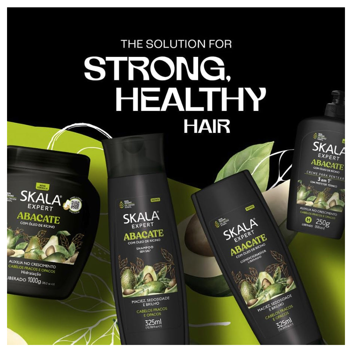Skala Expert Abacate Nourishing Shampoo and Conditioner Set 325ml