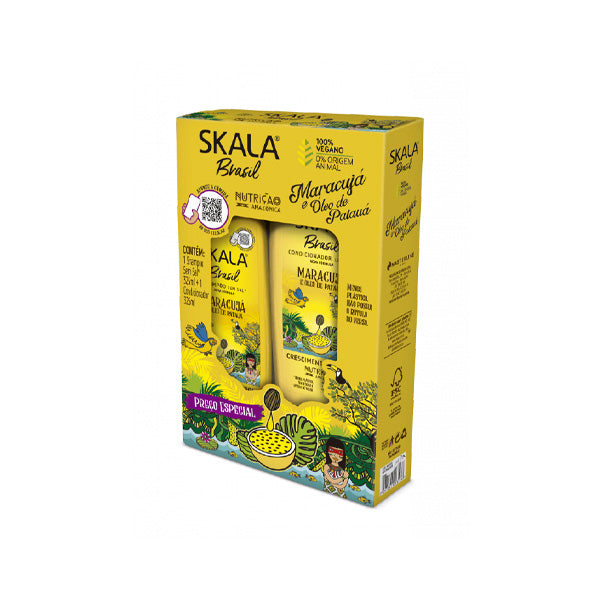Skala Brasil Maracuja Passion Fruit Shampoo and Conditioner Set 325ml