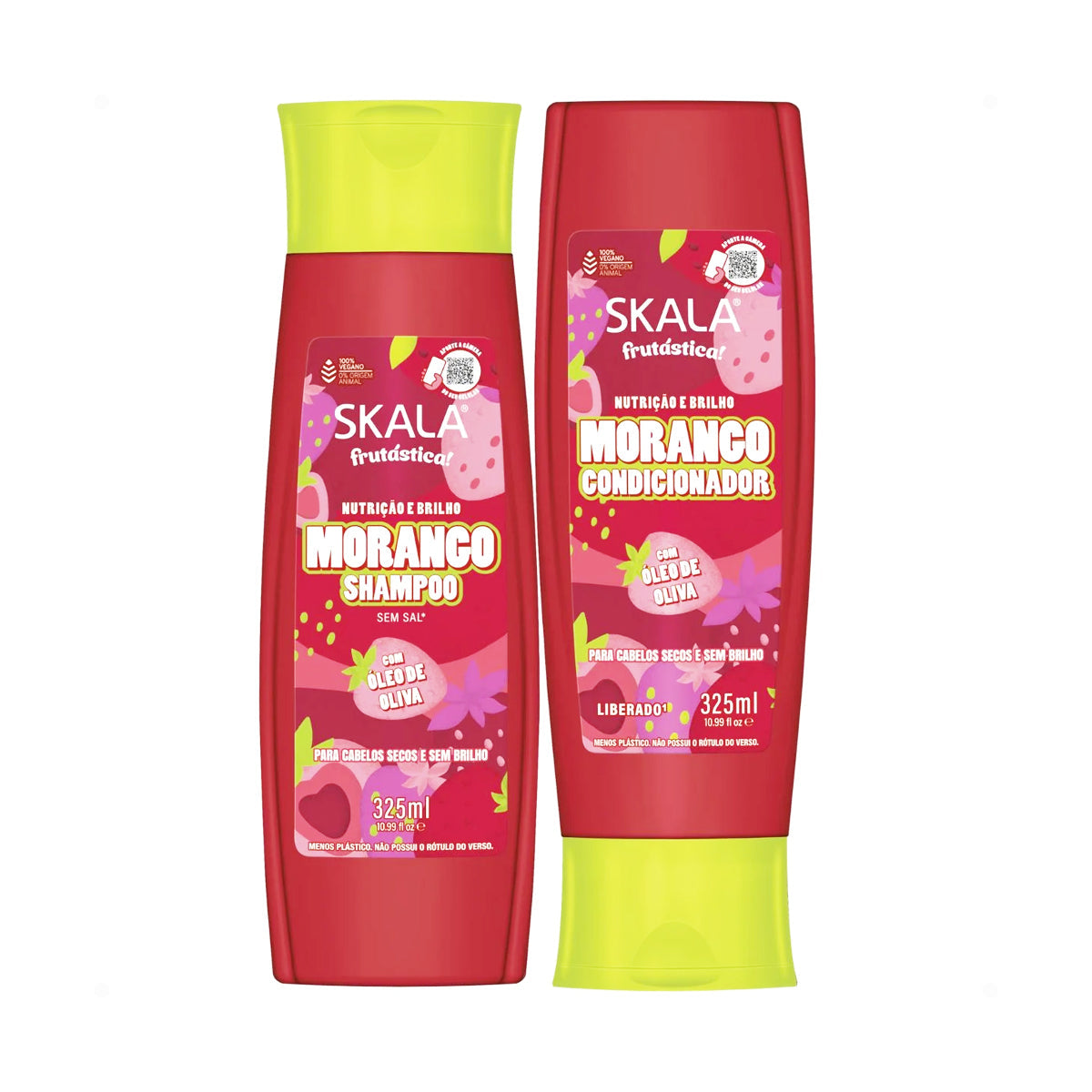 Skala Strawberry Moisturizing Shampoo and Conditioner Set 325ml