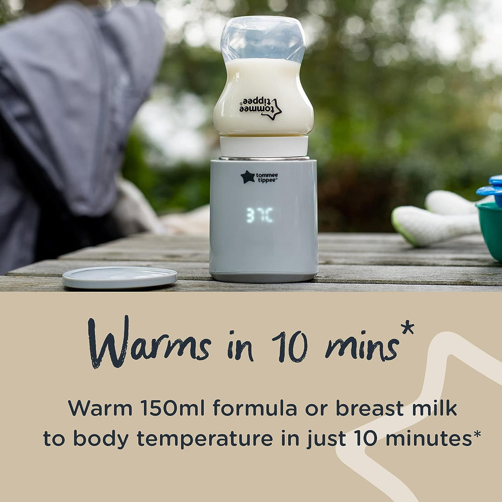 Tommee Tippee Portable On-The-Go Baby Bottle Warmer for Travel
