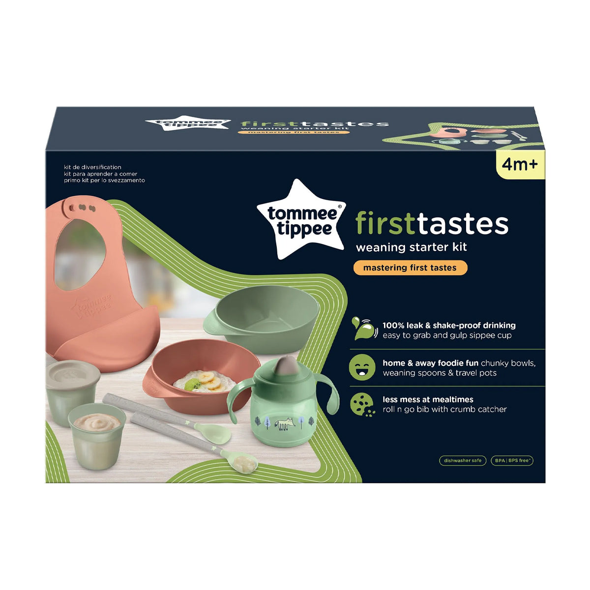 Tommee Tippee First Tastes Weaning Starter Kit for Baby Feeding and Solids Introduction