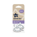 Tommee Tippee Natural Start Slow Flow Replacement Teats - 2 Pack