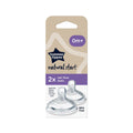 Tommee Tippee Natural Start Vari-Flow Silicone Teats - 2 Pack for Newborn Bottles