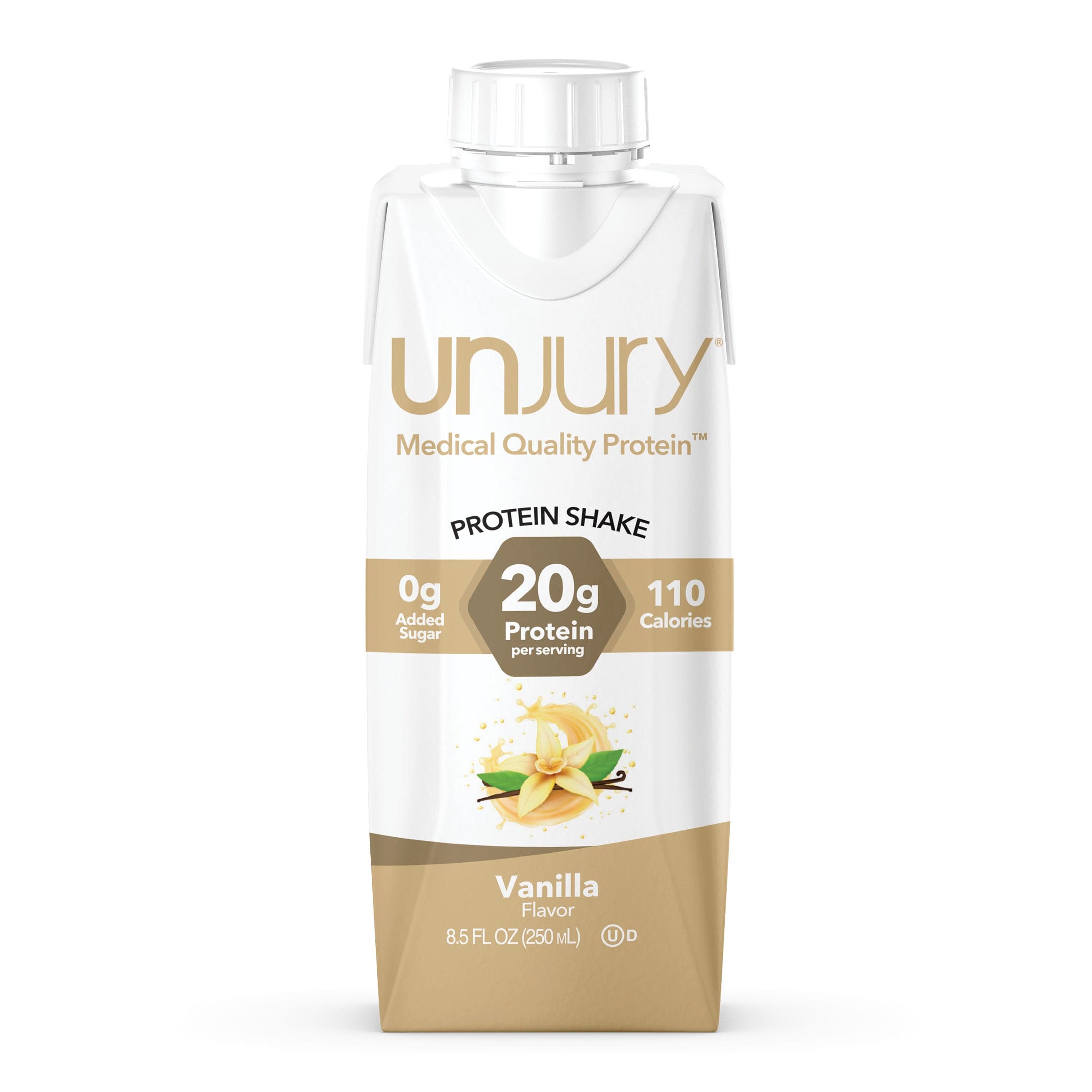 Unjury Vanilla High Protein Shake - Ready To Drink (8.5 Oz Bottle)