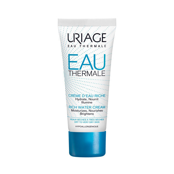 Uriage Eau Thermale Rich Water Cream 40ml deep hydrating moisturizer for dry and sensitive skin Health Boutique