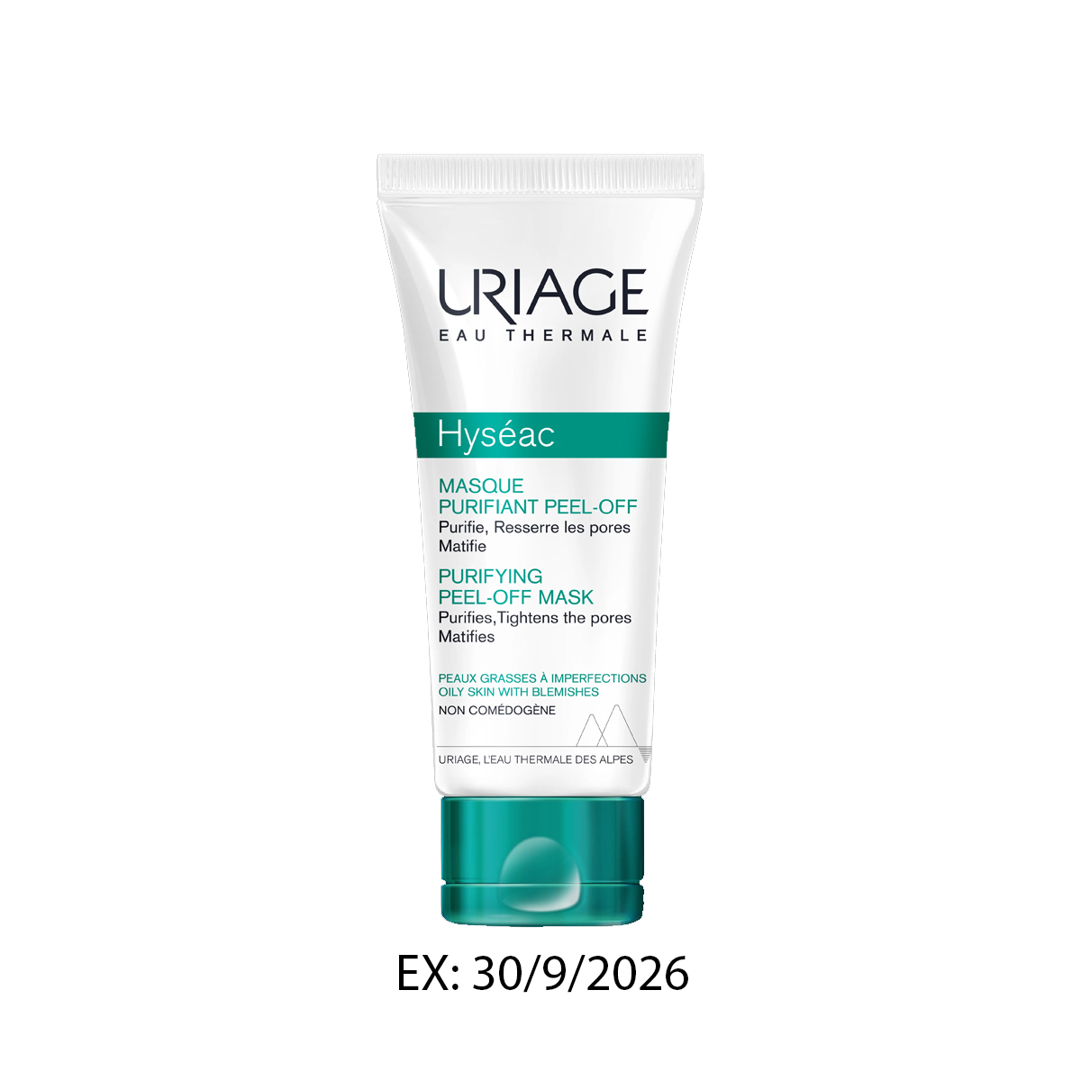 Uriage Hyséac Purifying Peel Off Mask 50ml clay mask for oily acne prone skin deep pore cleansing Health Boutique