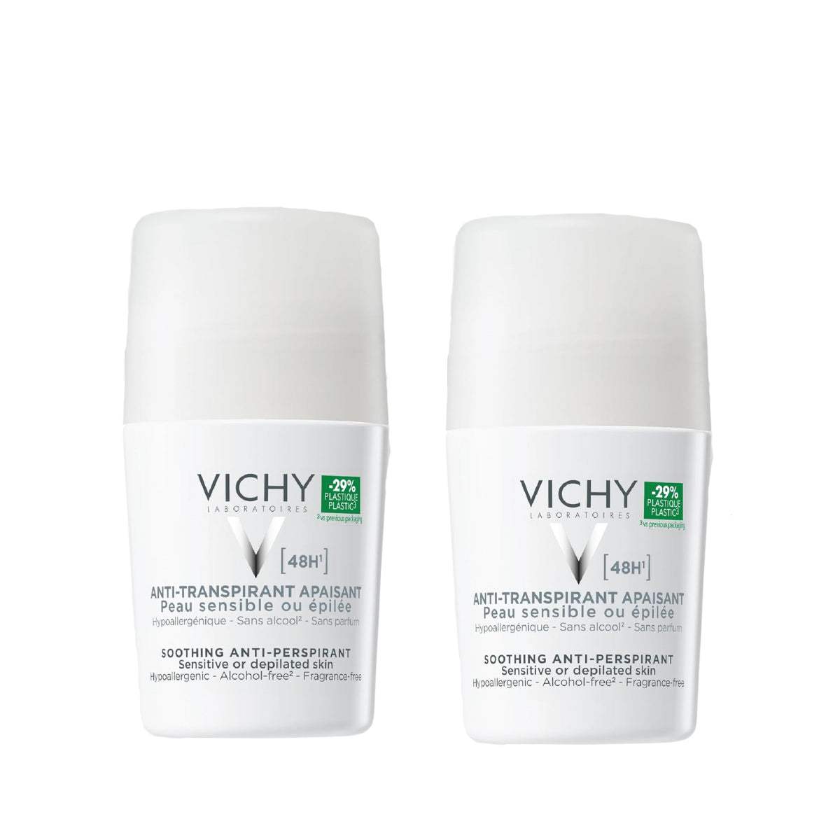 Vichy soothing antiperspirant 48h sensitive skin 50ml depilated skin deodorant aluminum chlorohydrate Vichy Volcanic Water Health Boutique