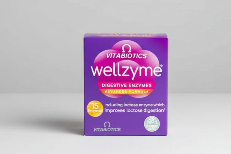 Wellzyme Digestive 15 Enzyme 60 capsules digestive support supplement