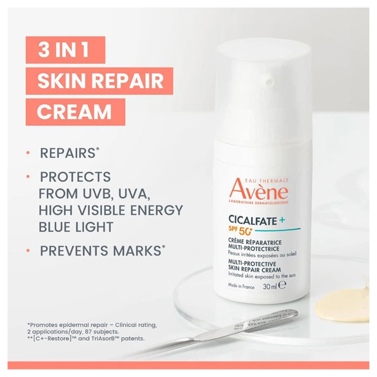 Avene Cicalfate+ Multi-Protective Repair Cream SPF50+ 30ml