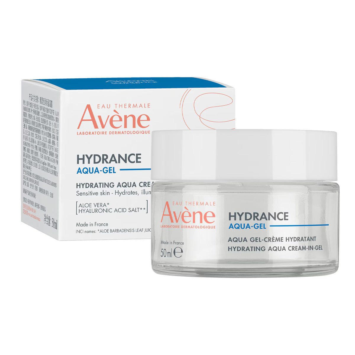 Avene Hydrance Aqua Gel 50ml + Free Cleanance Gel nettoyant 100 ml + Free Thermal Spring Water 50ml