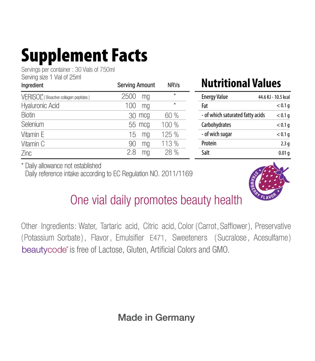 beautycode-collagen active ingredients -health boutique